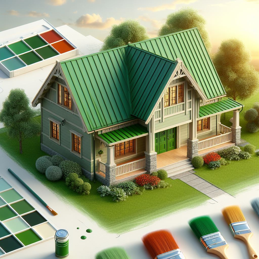 What Color to Paint Your House with a Green Roof